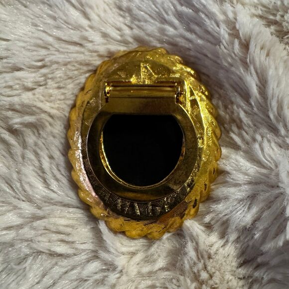 Vintage Victorian Woman Cameo Scarf Clip [Jewelry 034] - Picture 2 of 4